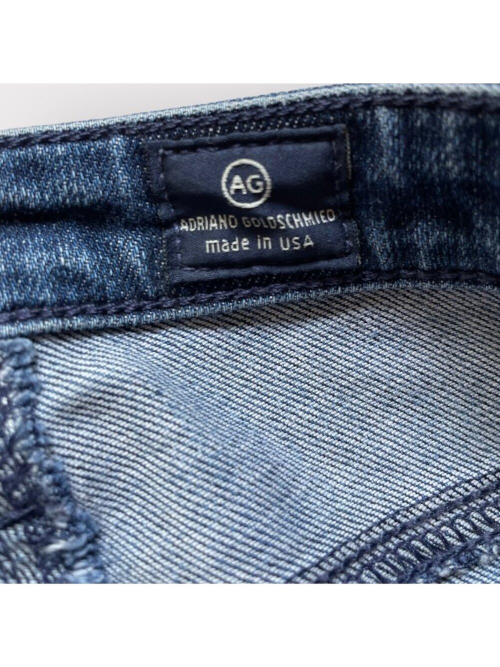 AG Adriano Goldschmied Size 27 Blue Denim Stevie Ankle Slim Straight Leg Jeans - Picture 3 of 11